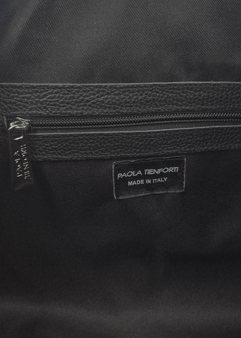 Paola T. Bauletto large in traforato con dettagli argento Online