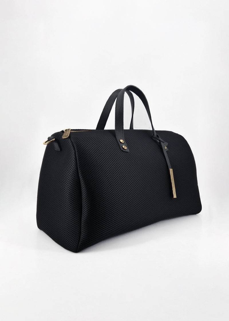 Paola T. Bauletto large in traforato con dettagli oro Outlet