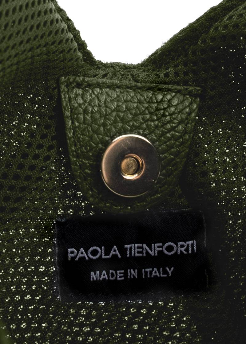 Paola T. Sacca hobo in traforato con dettagli oro Hotsell