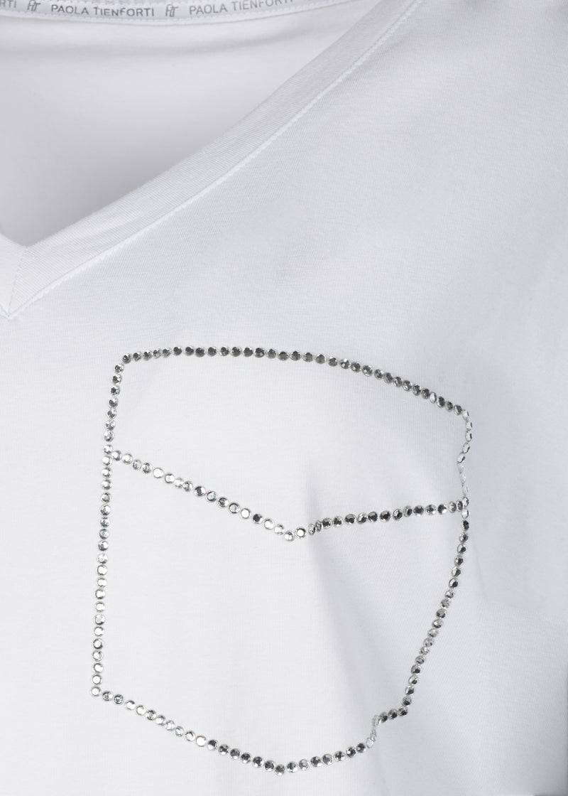 Paola T. T-Shirt in cotone stretch Trasporto libero internazionale