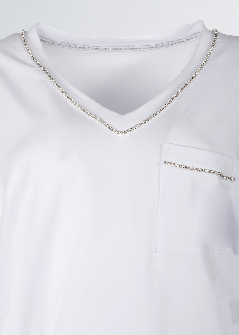 Paola T. T-Shirt in cotone stretch Officina