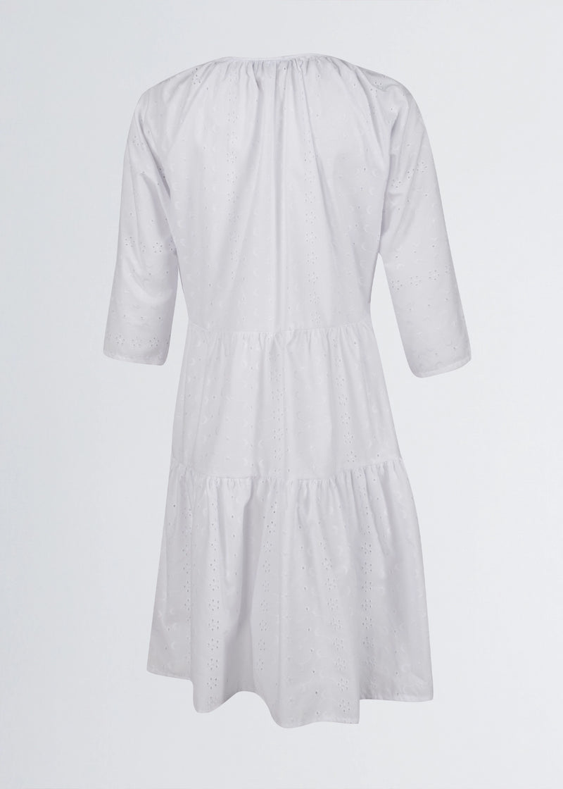 Paola T. Abito in cotone sangallo Only for today