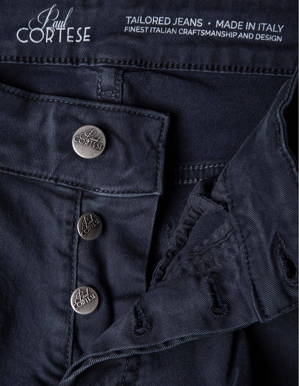 Paul Cortese Gabardine 5 tasche blue In Vendita