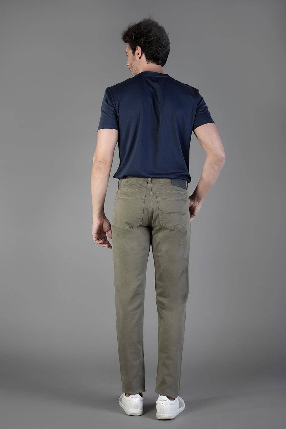 Paul Cortese Gabardine 5 tasche Green Hotsell