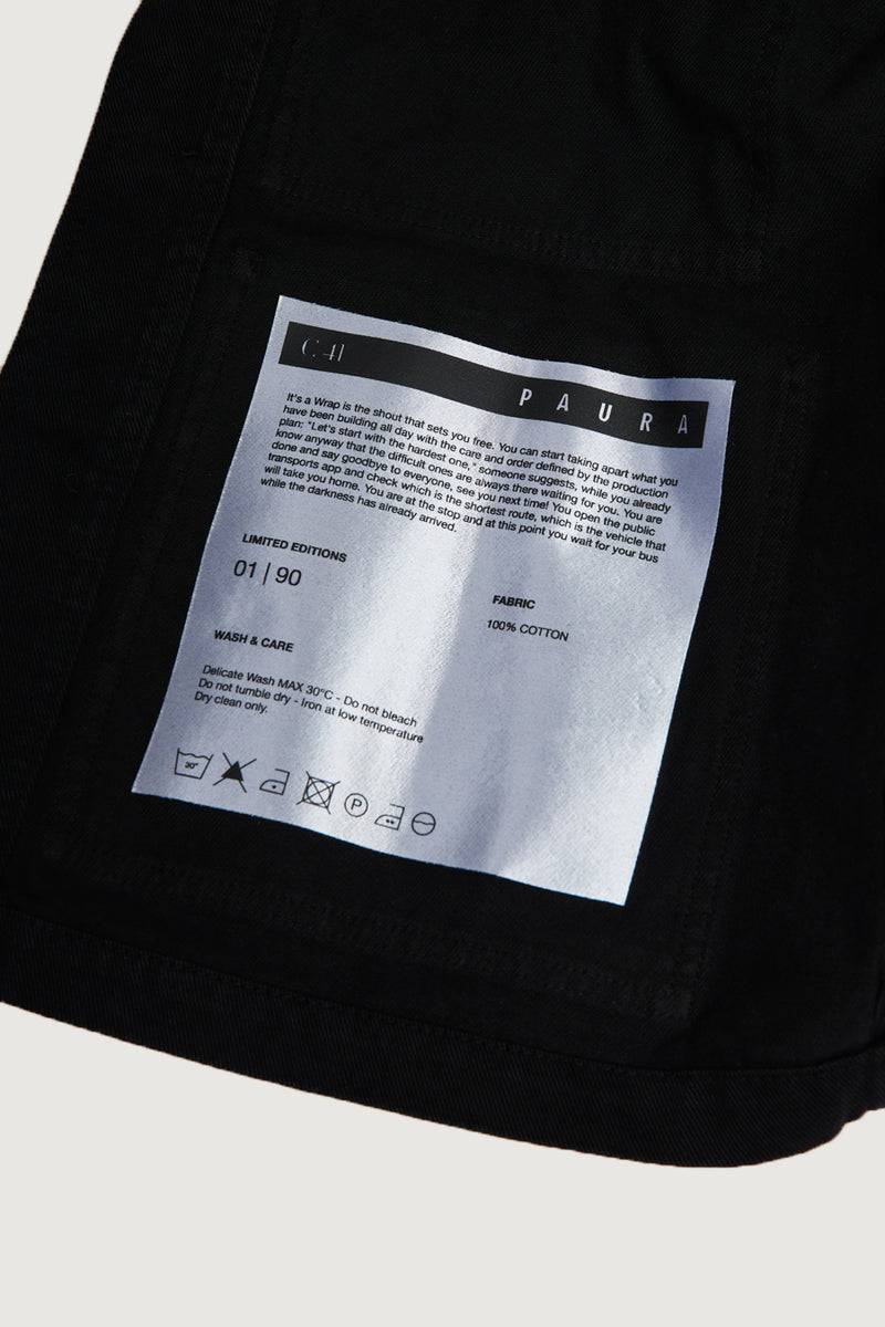 Paura ASH OVERSHIRT BLACK C41 X PAURA Affare Del Giorno