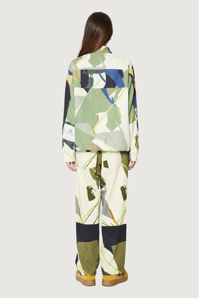 Paura CARA COACH JACKET GREEN CAMO Novità