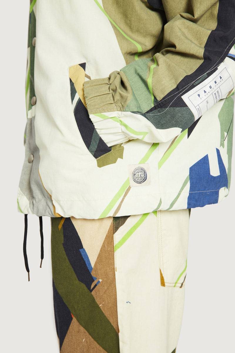 Paura CARA COACH JACKET GREEN CAMO Novità