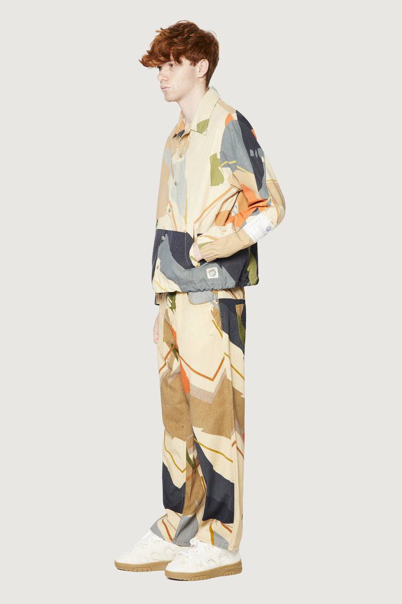 Paura CARA COACH JACKET SAND CAMO Presa