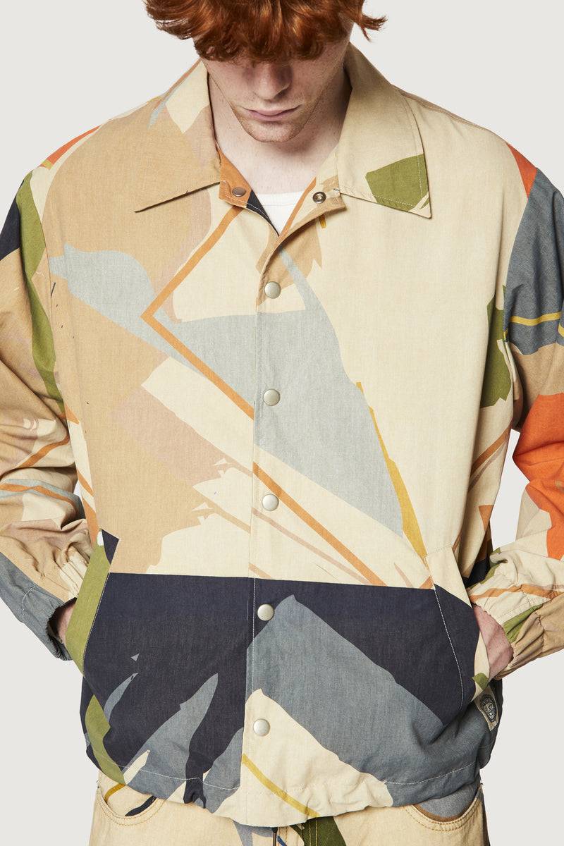 Paura CARA COACH JACKET SAND CAMO Presa
