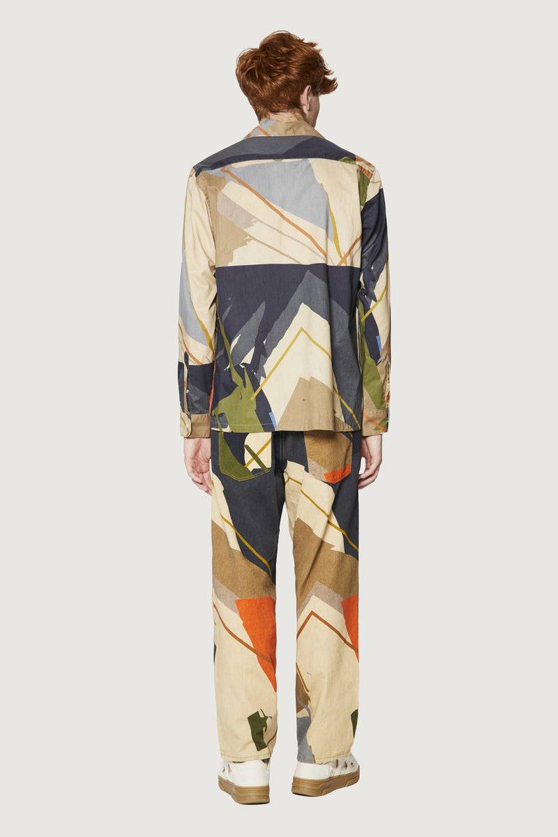 Paura AUSTIN SHIRT SAND CAMO Sconto