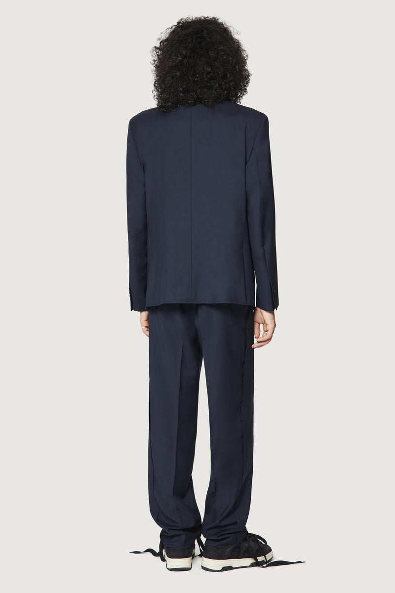 Paura CASSEL DOUBLEBREASTED SUIT JACKET DARK BLUE Economico