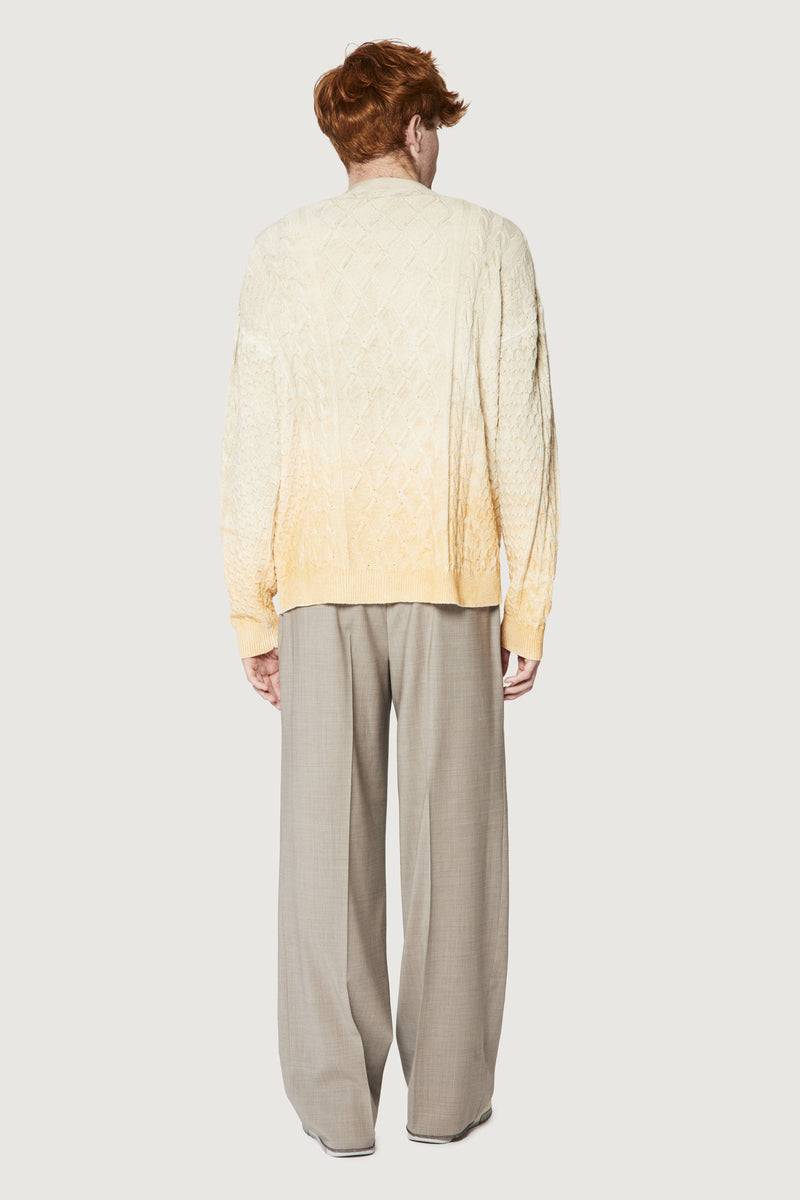 Paura CLARK CARDIGAN CREAM/ORANGE Online
