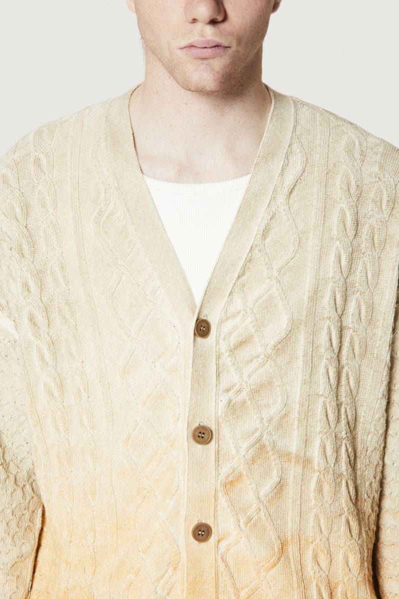 Paura CLARK CARDIGAN CREAM/ORANGE Online