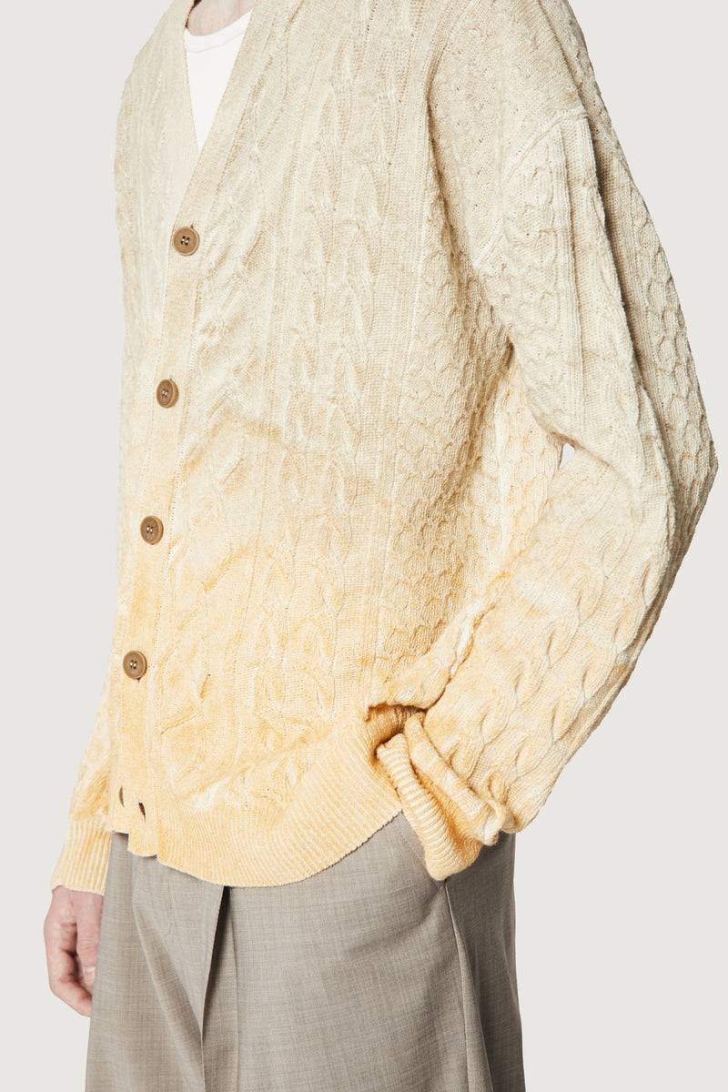 Paura CLARK CARDIGAN CREAM/ORANGE Online