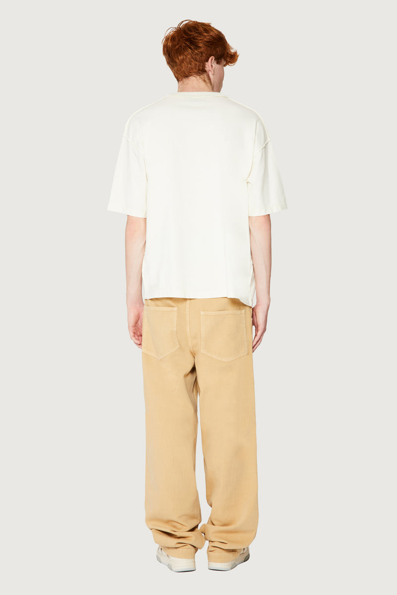 Paura COSTA OVERSIZED T-SHIRT MODULO OFF-WHITE Vendita Calda