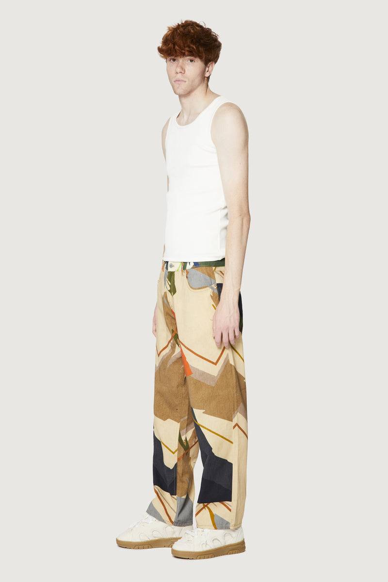 Paura DAVE 5 POCKETS SAND CAMO Saldi Di Fabbrica