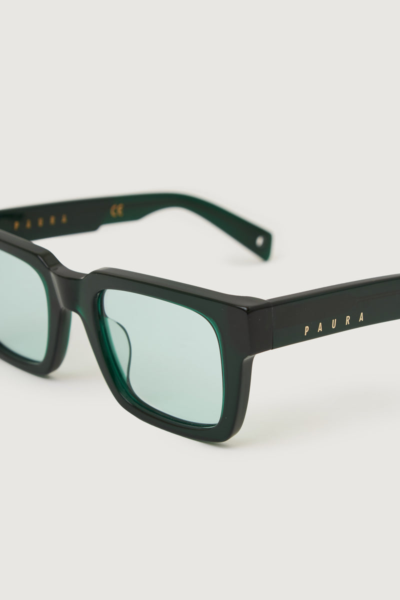 Paura DELIRIO SUNGLASSES BLACK GREEN/CELESTIAL LENS I Più Venduti