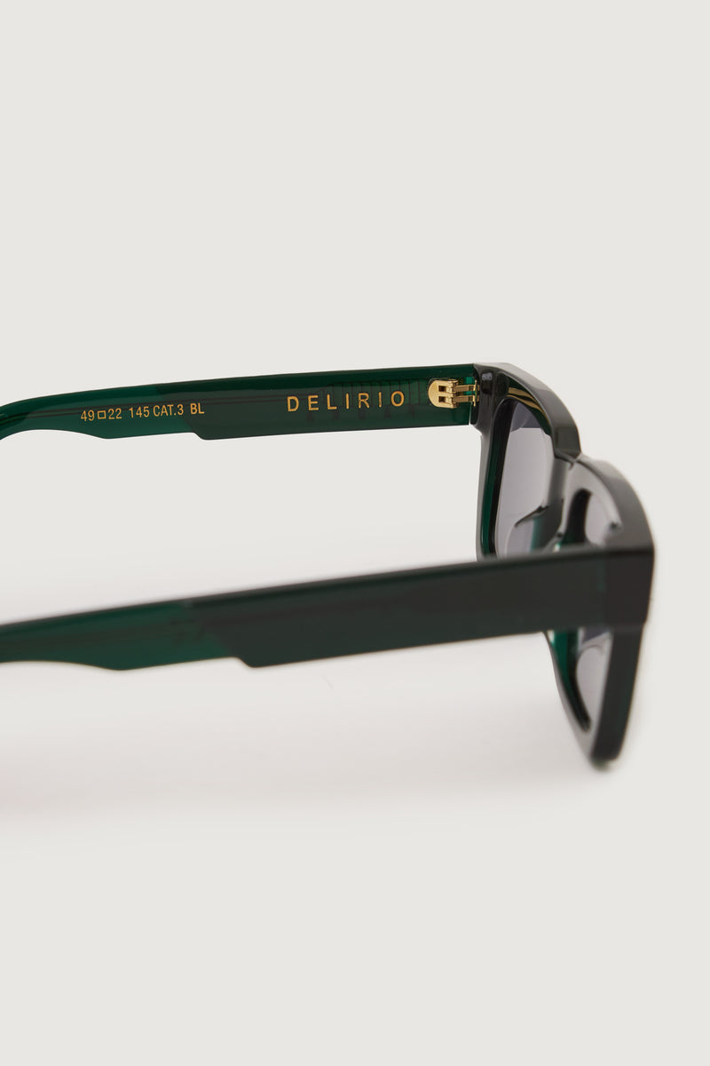 Paura DELIRIO SUNGLASSES BLACK GREEN/GREY LENS Vendite Flash