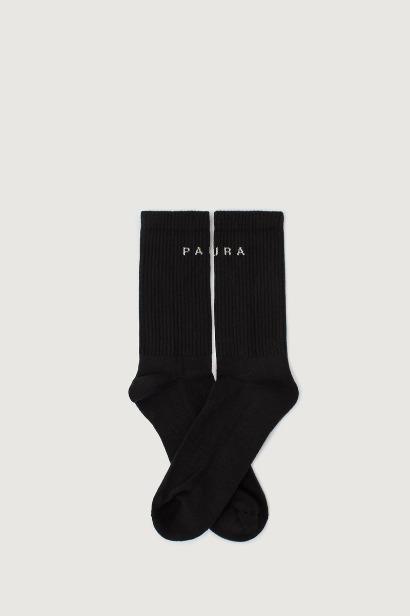 Paura ZEO SOCKS BI-PACK OFF WHITE/BLACK Vendita