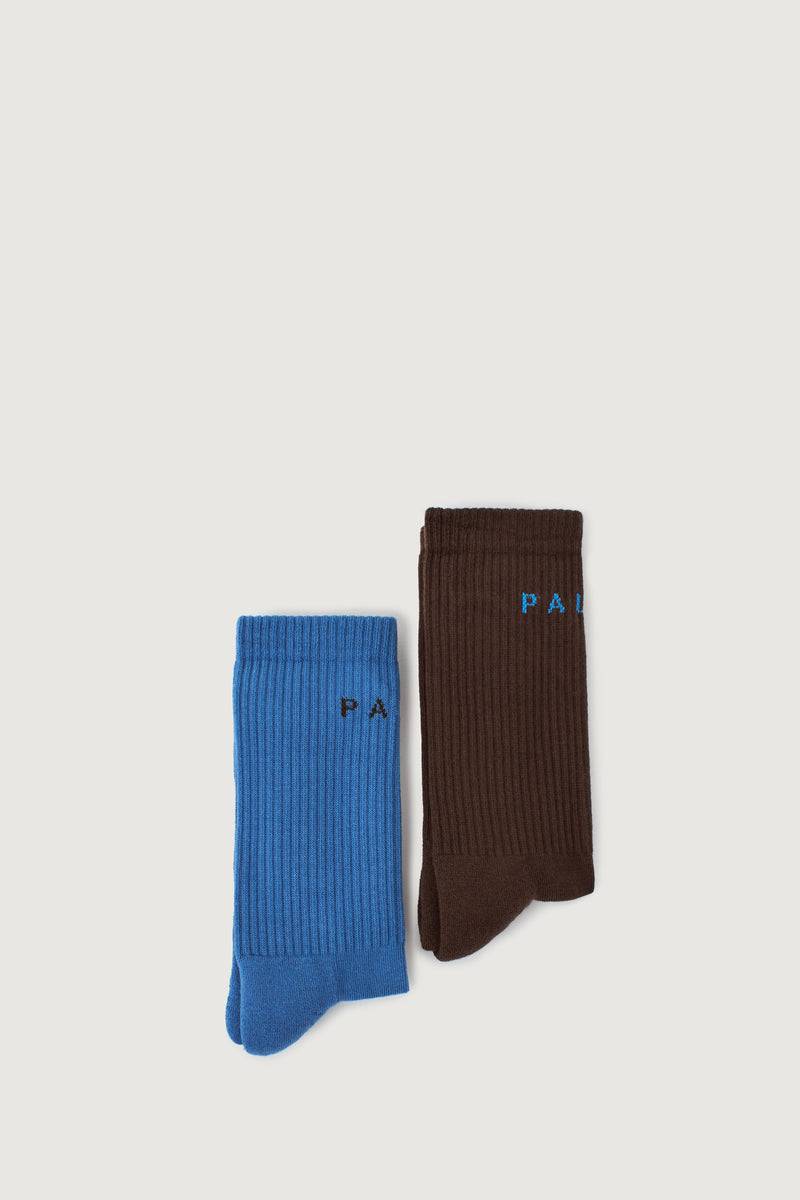 Paura ZEO SOCKS BI-PACK SKY BLUE/ CHOCOLATE Promozione
