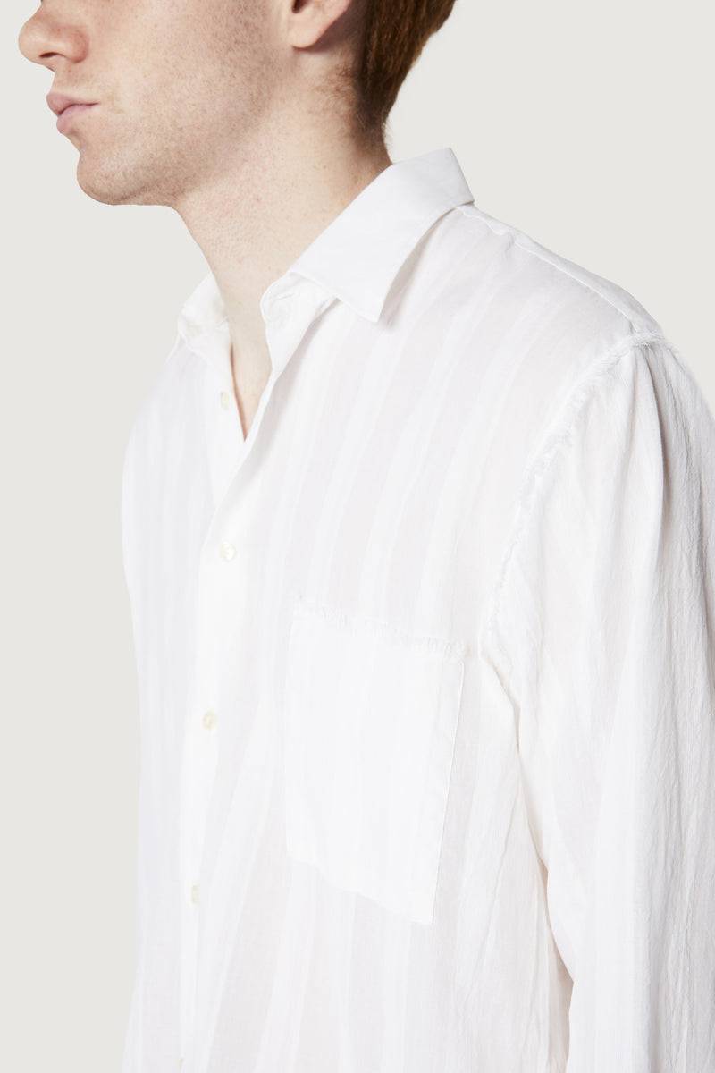 Paura ERZIN OVERSIZED SHIRT WHITE Soddisfazione Garantita
