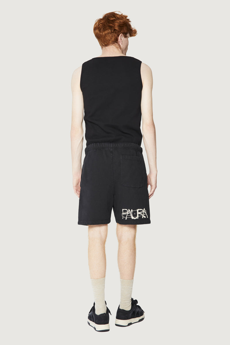 Paura FILIPPO SHORTS COSMIC LOGO BLACK Qualità Garantita