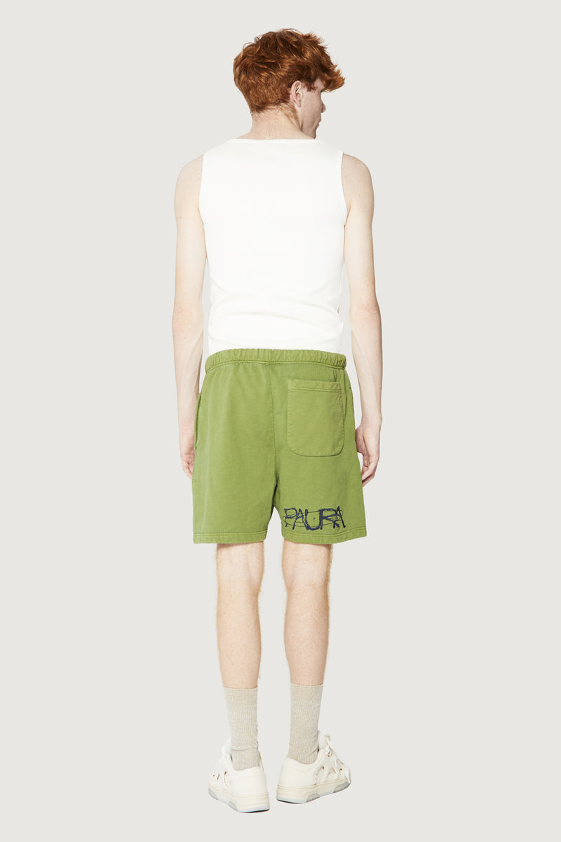 Paura FILIPPO SHORTS COSMIC LOGO GREEN Negozi Online