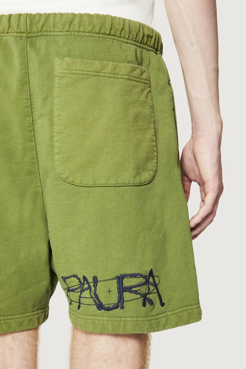 Paura FILIPPO SHORTS COSMIC LOGO GREEN Negozi Online