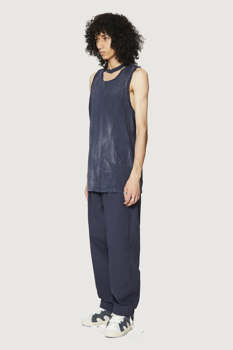 Paura HUGO TANK TOP DARK BLUE Shopping Online