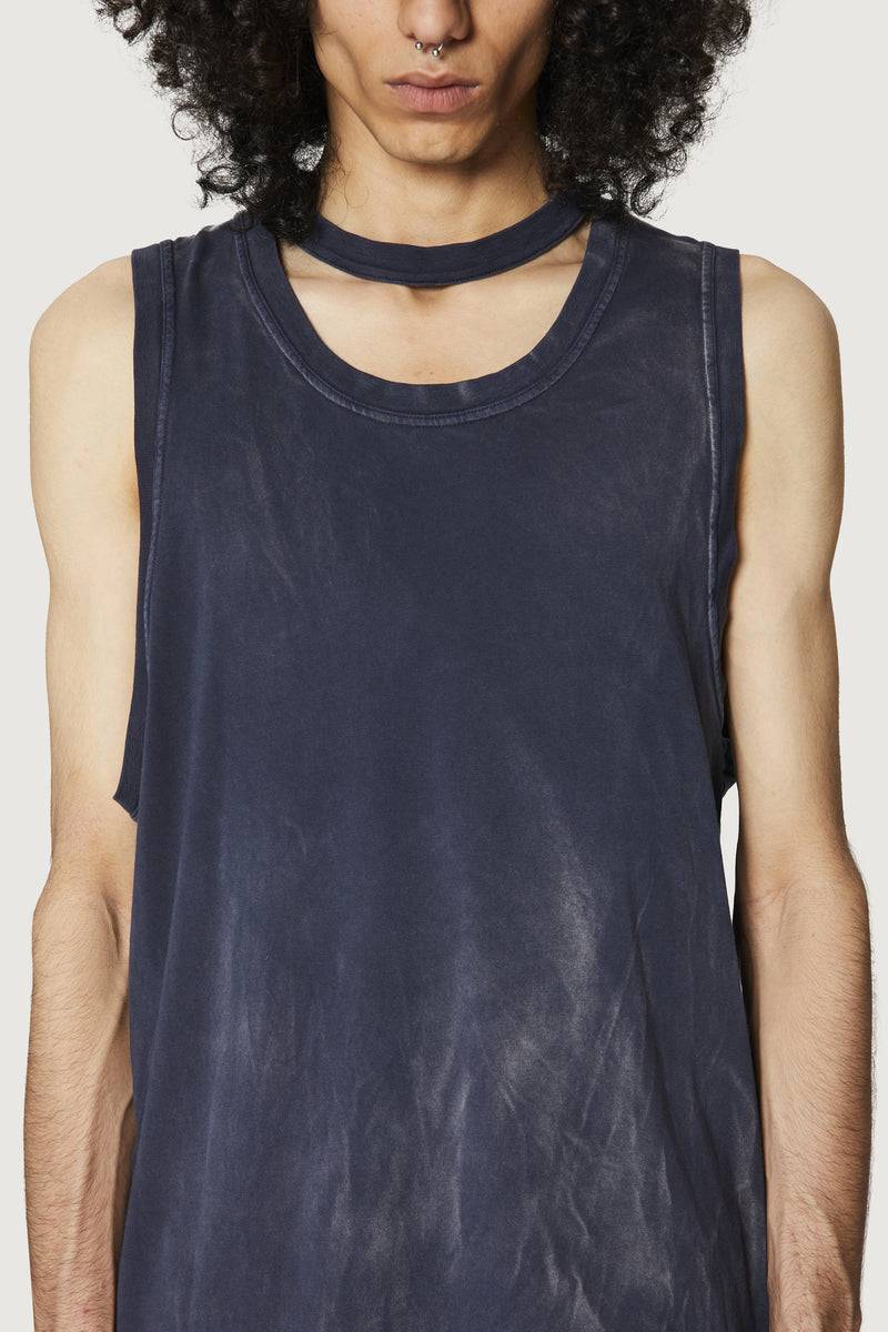 Paura HUGO TANK TOP DARK BLUE Shopping Online