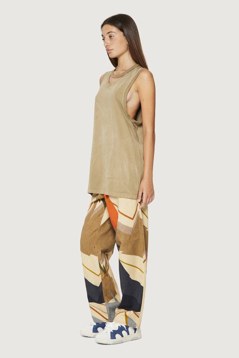 Paura HUGO TANK TOP MUD Affare Del Giorno