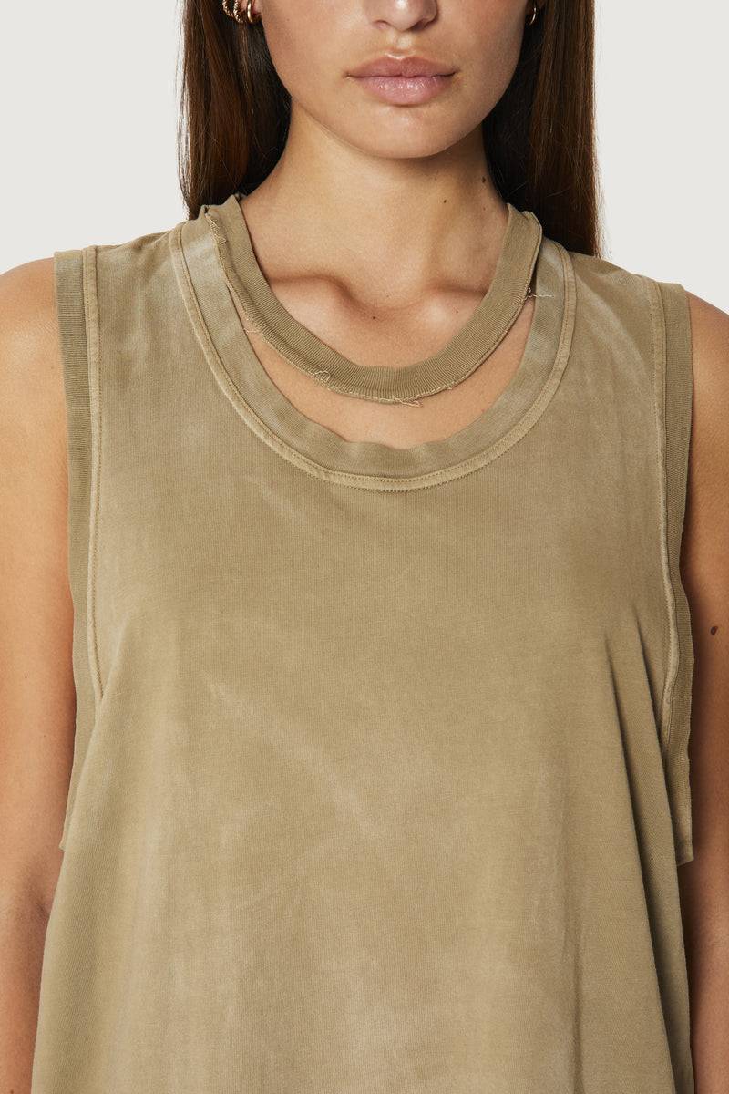 Paura HUGO TANK TOP MUD Affare Del Giorno