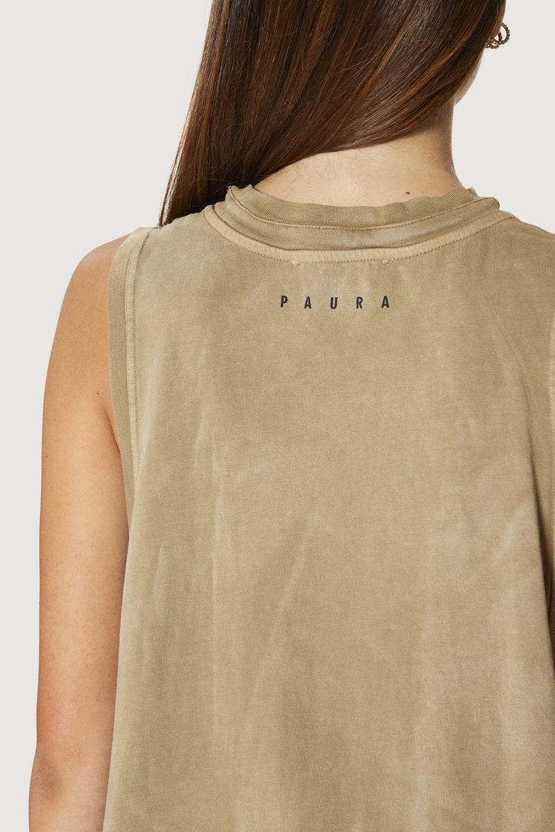 Paura HUGO TANK TOP MUD Affare Del Giorno
