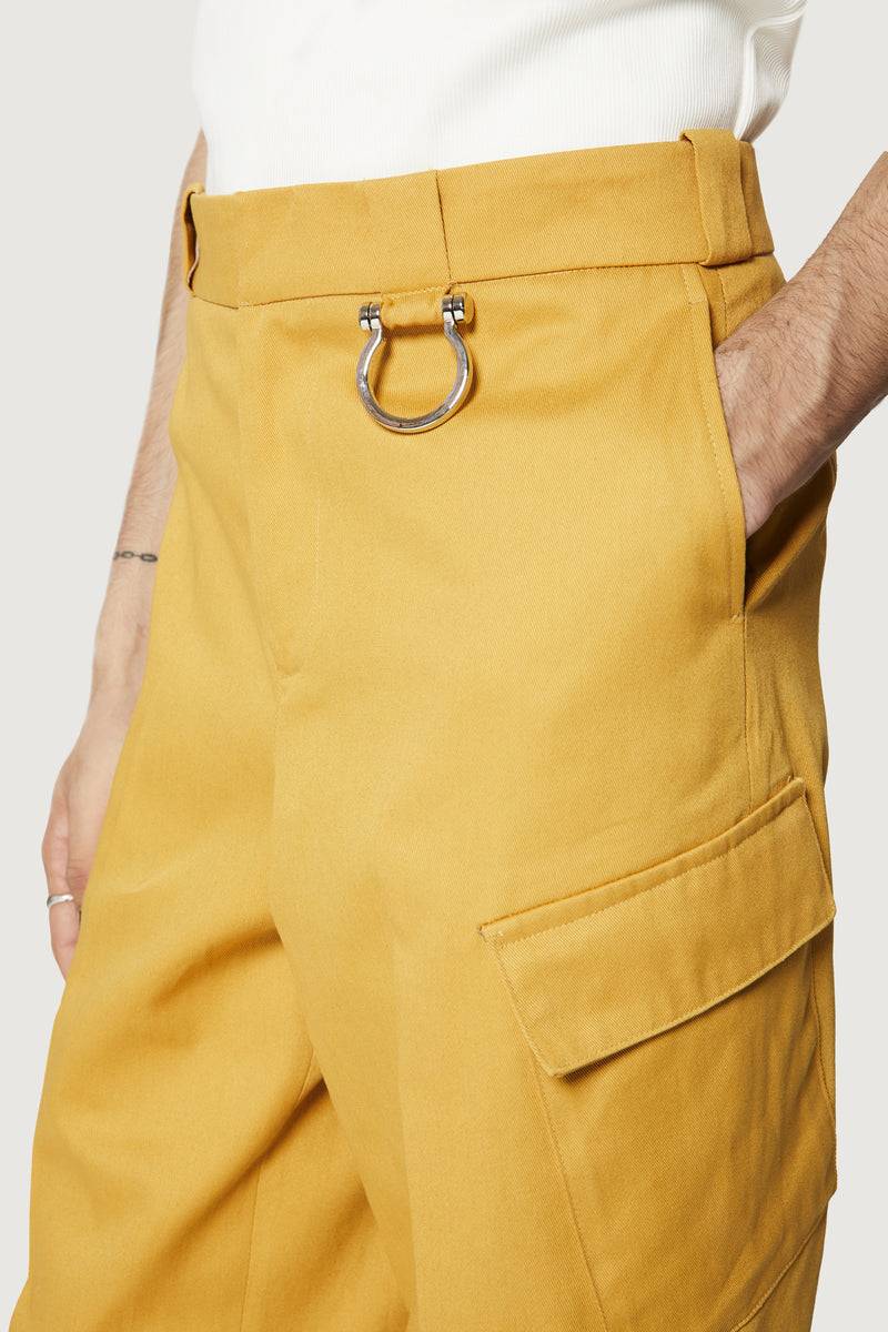 Paura JONIS CLASSIC PANTS OCHER Presa