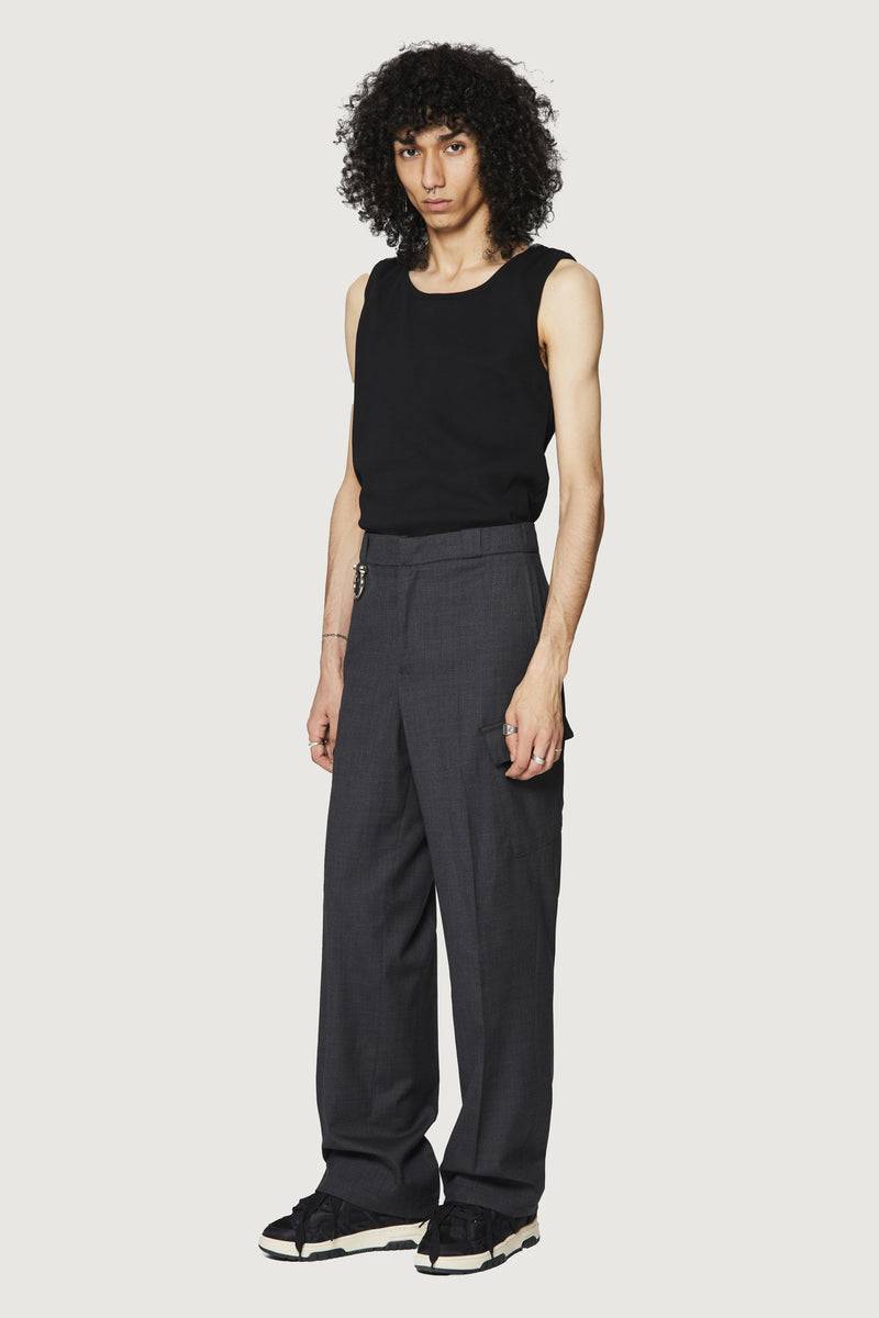 Paura JONIS WORK PANTS BLACK Sconto