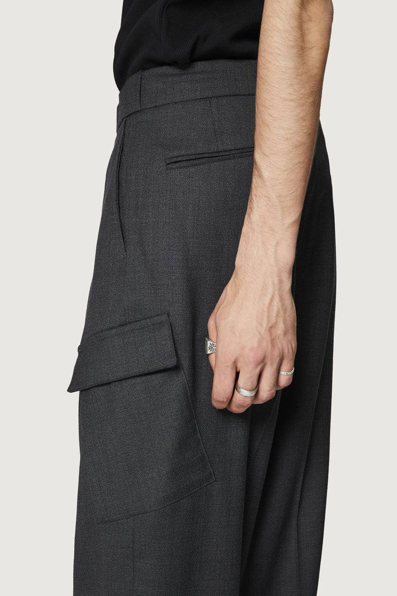 Paura JONIS WORK PANTS BLACK Sconto
