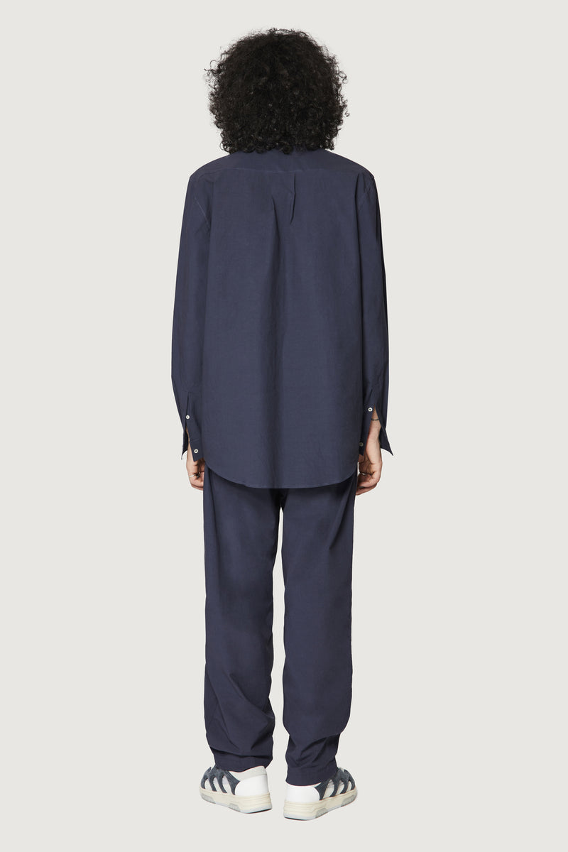 Paura KONIA OVERSIZED SHIRT DARK BLUE Vendita Calda