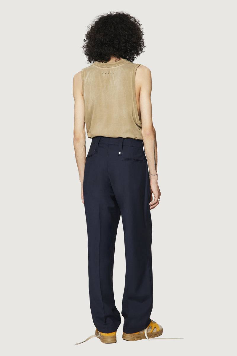 Paura KYROS CLASSIC PANTS DARK BLUE Duty-free