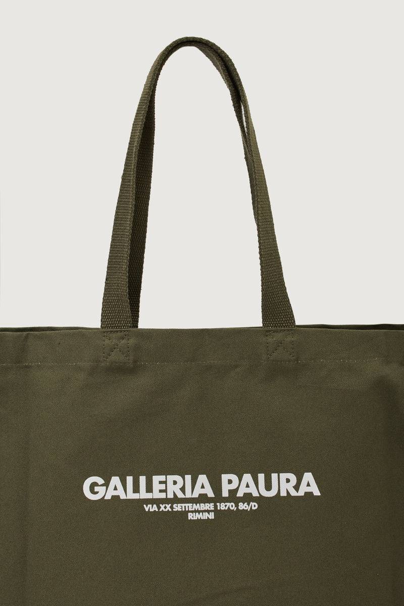 Paura NORA TOTE BAG MILITARY GREEN In Saldo