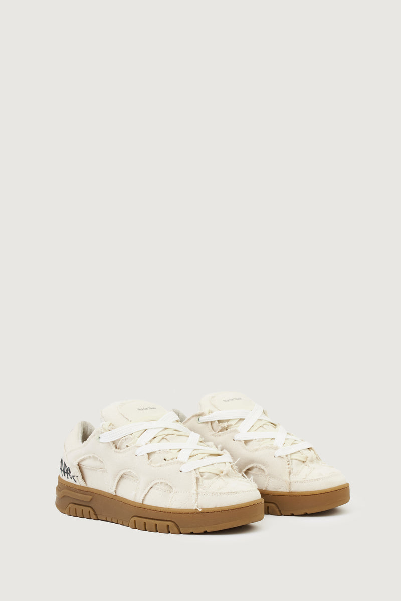 Paura SANTHA X PAURA MODEL 1 - OFF WHITE DESTROYED Qualità Garantita