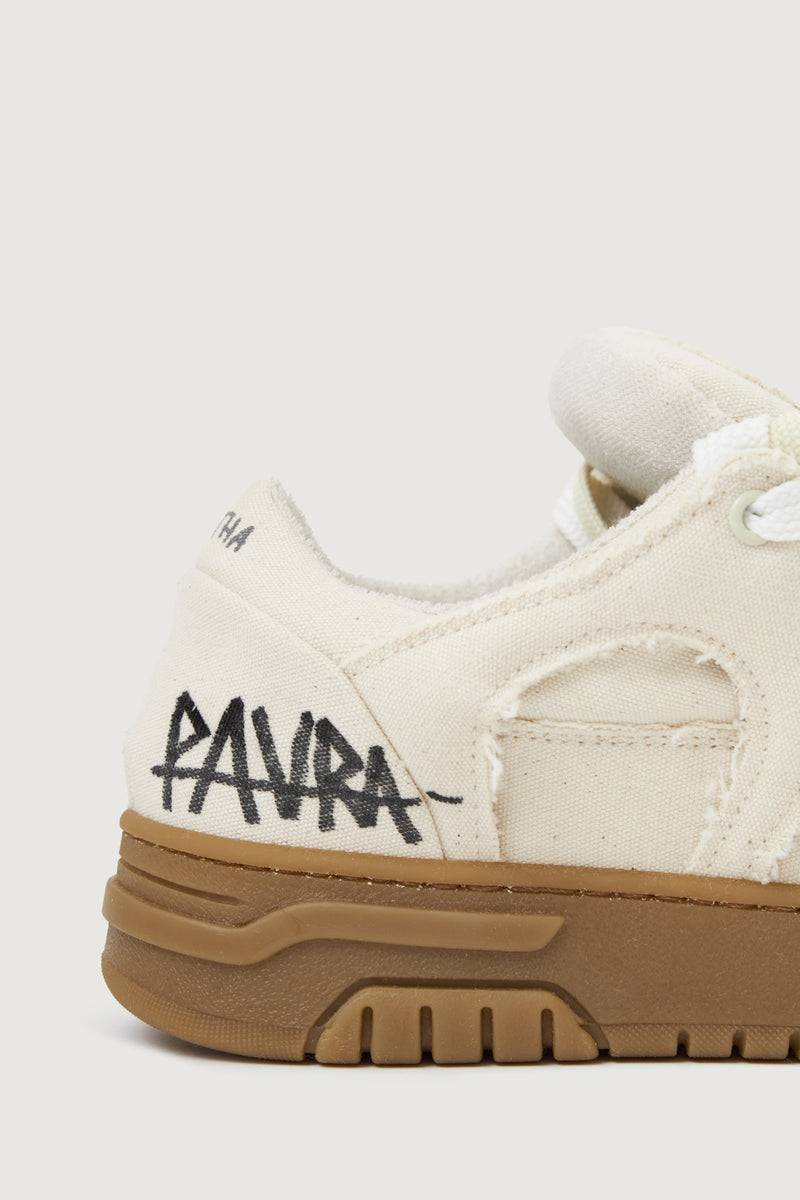 Paura SANTHA X PAURA MODEL 1 - OFF WHITE DESTROYED Qualità Garantita