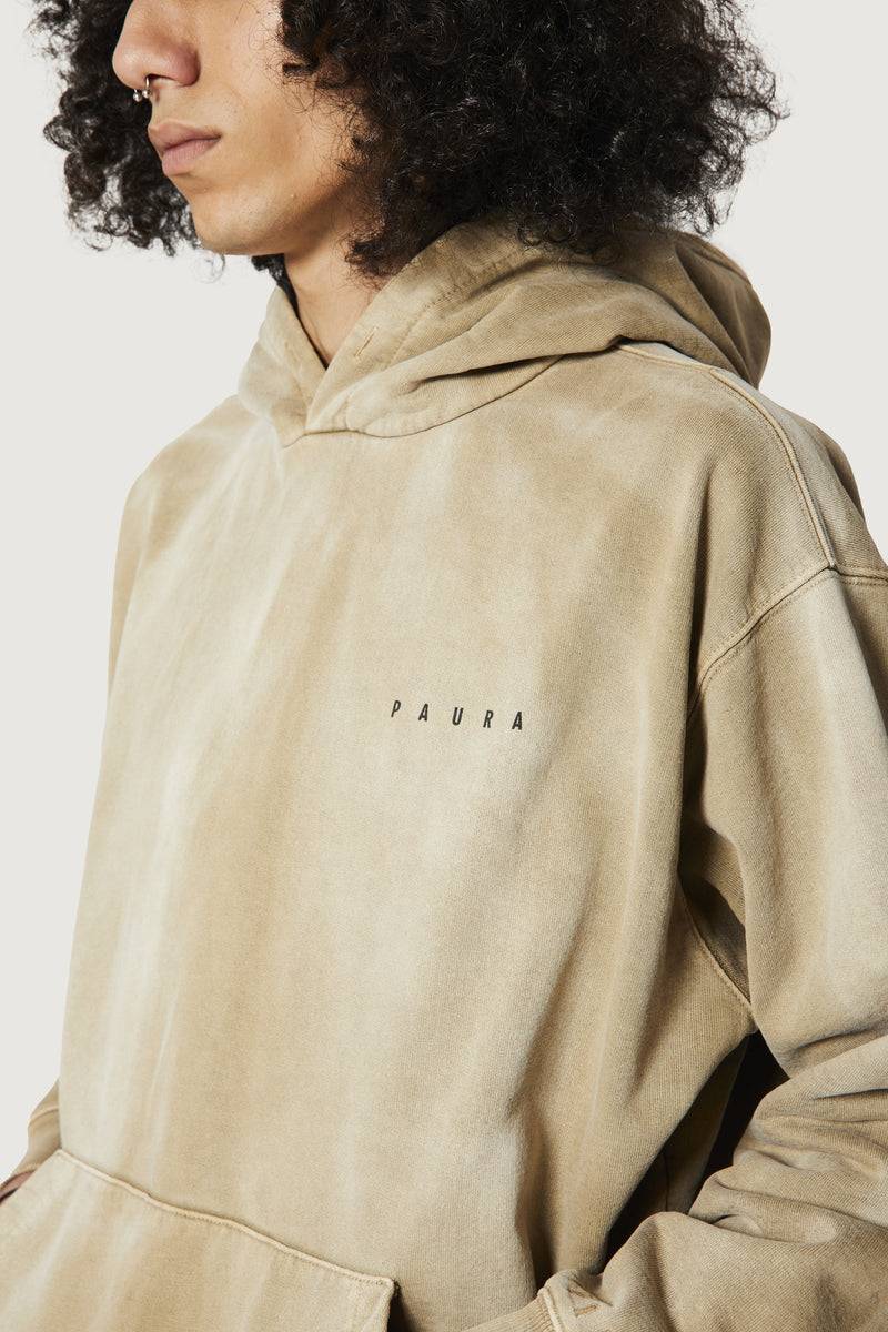 Paura SANTI HOODIE SWEATSHIRT MUD Consegna Veloce
