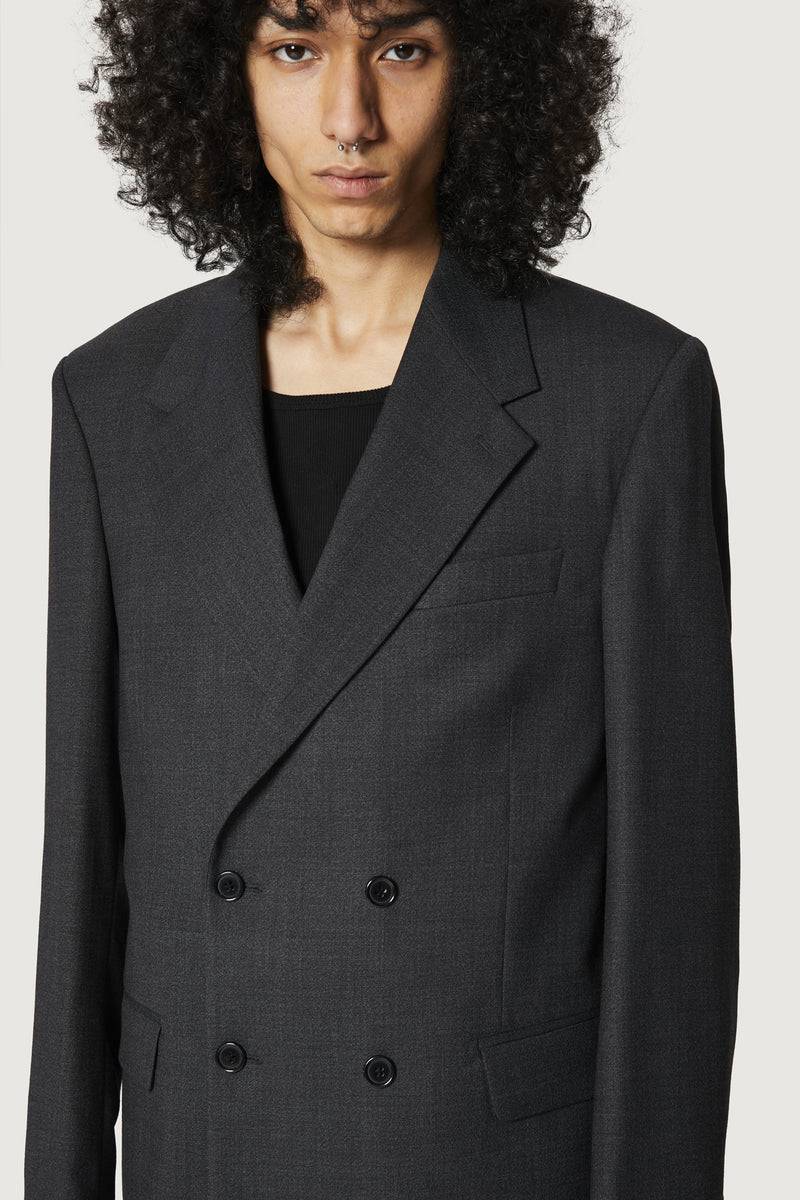 Paura THOM DOUBLEBREASTED SUIT JACKET BLACK Fino Al -60%