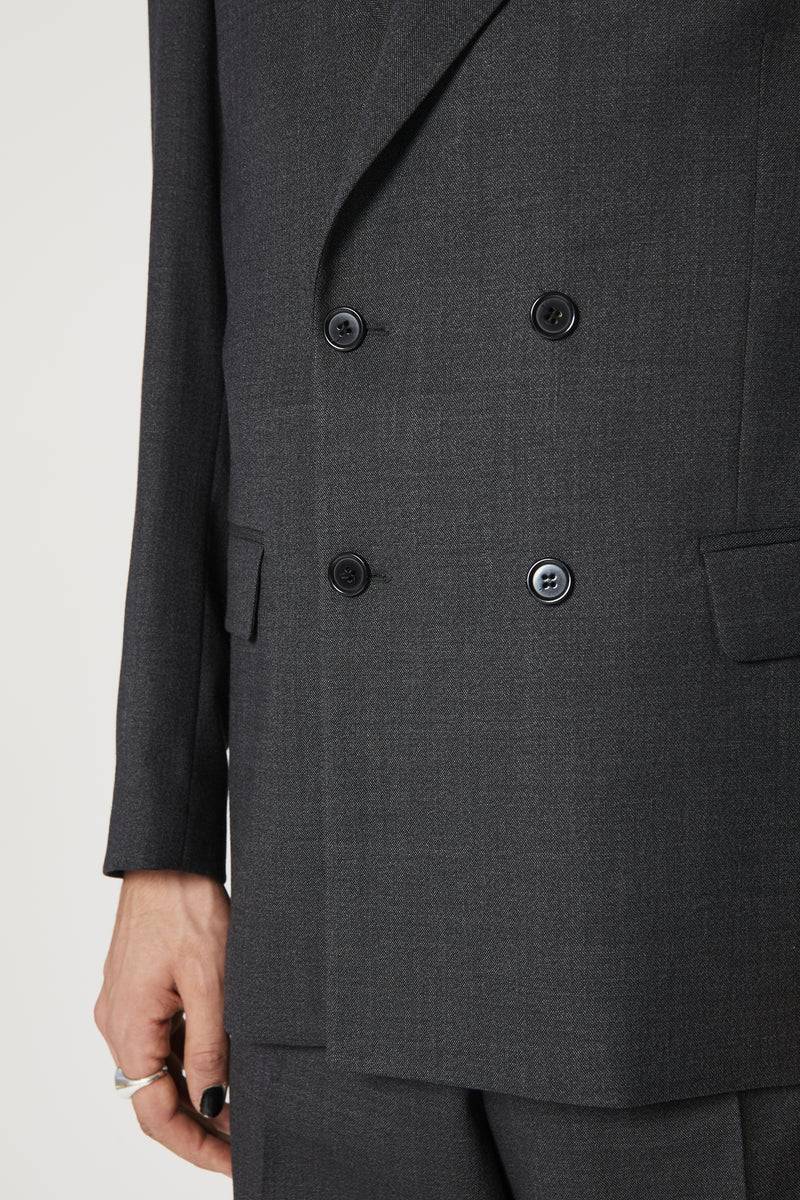Paura THOM DOUBLEBREASTED SUIT JACKET BLACK Fino Al -60%