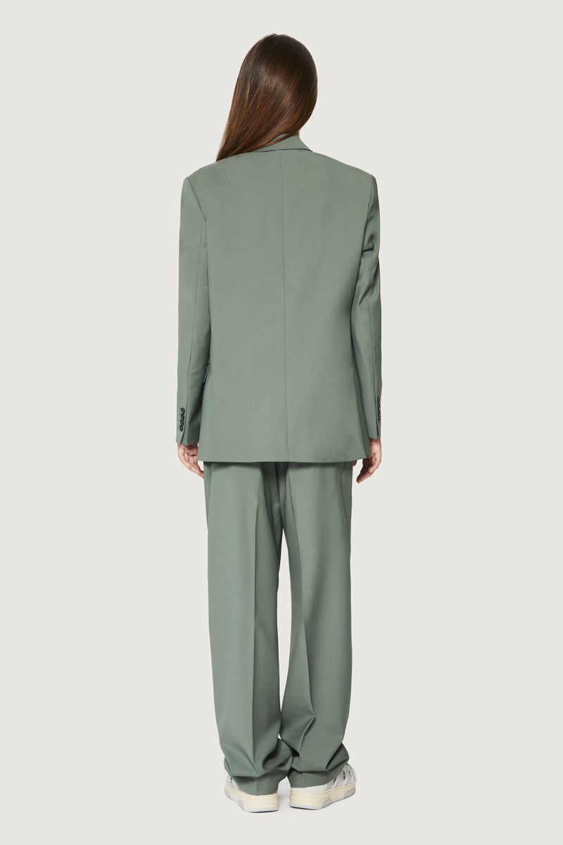 Paura THOM DOUBLEBREASTED SUIT JACKET SAGE Shopping Online