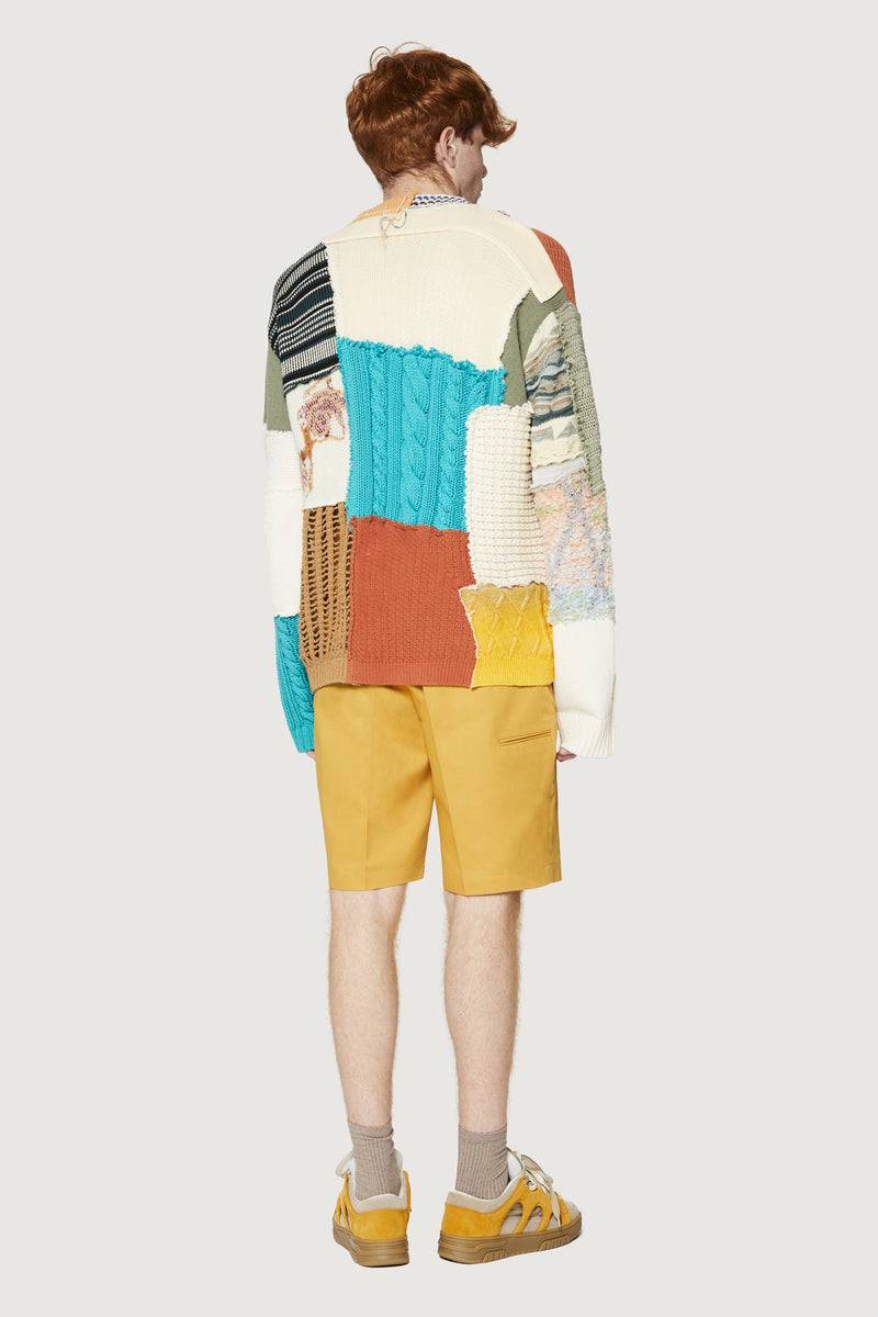 Paura UTOPIA PATCHWORK SWEATER MULTICOLOR Prezzo Ridotto