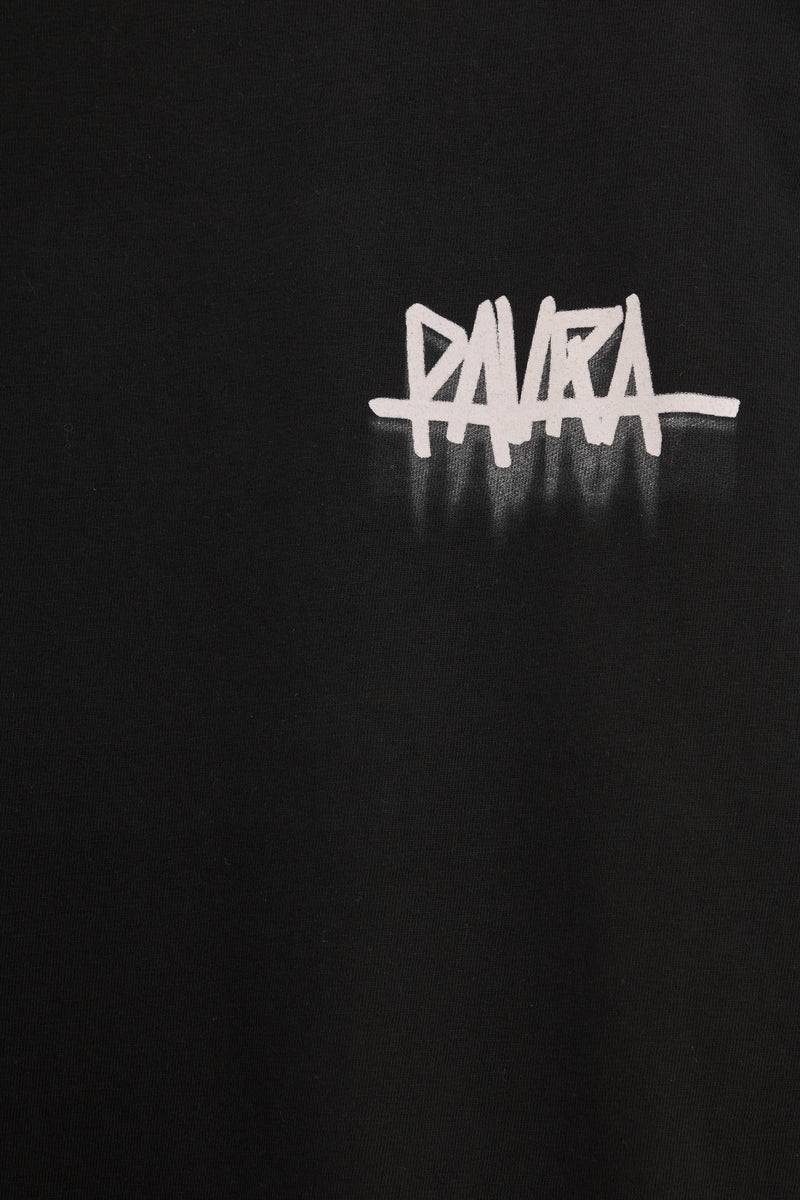 Paura YANNIS OVERSIZED T-SHIRT BLACK Offerta