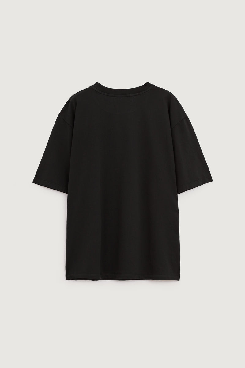 Paura YANNIS OVERSIZED T-SHIRT BLACK Offerta
