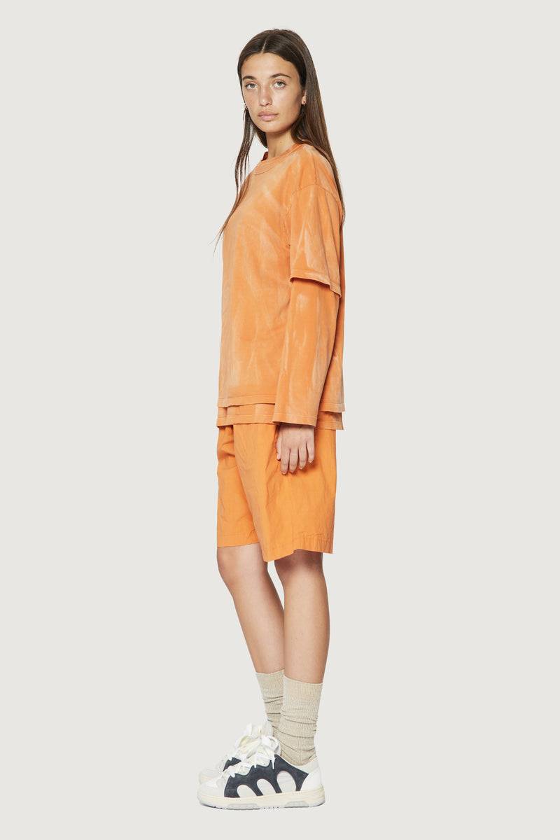 Paura ZENO DOUBLE LAYER LONGSLEEVE ORANGE Outlet