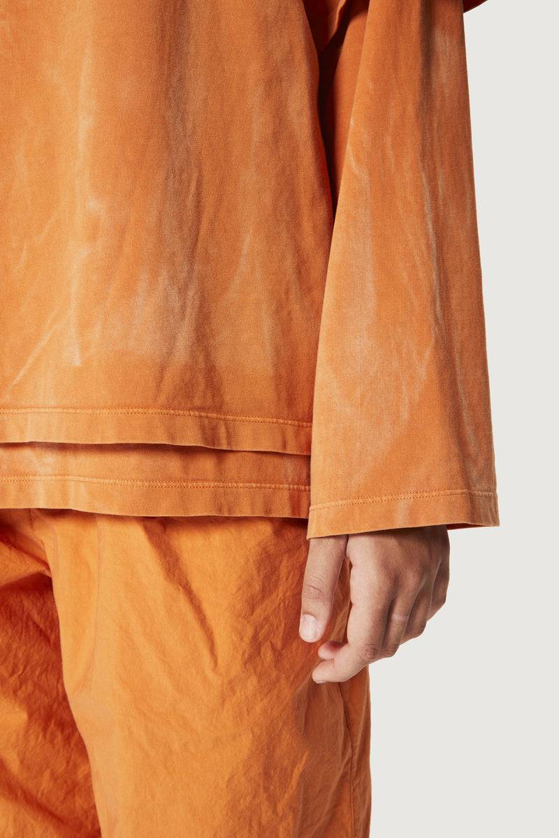 Paura ZENO DOUBLE LAYER LONGSLEEVE ORANGE Outlet